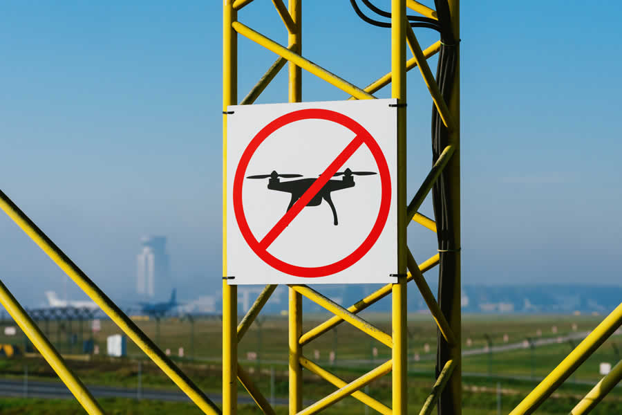 ドローン飛行禁止空域のイメージ